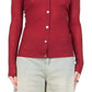 6397 - Skinny Rib V Cardigan