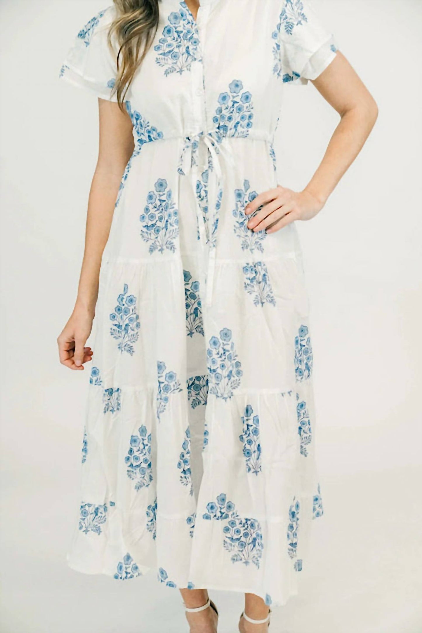 Victoria Dunn - Magnolia Flutter Midi Dress
