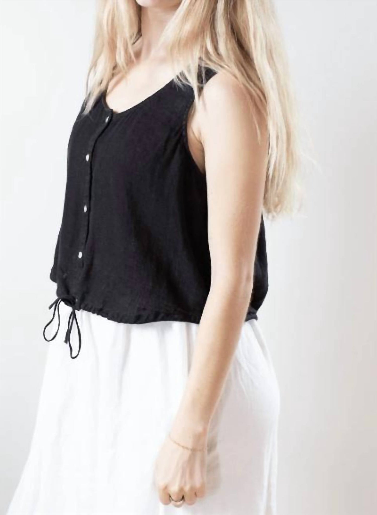 Bella Dahl - Sleeveless Tie Waist Button Down