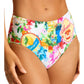 Seafolly - High Waisted Bandeau Postcard Print Bikini