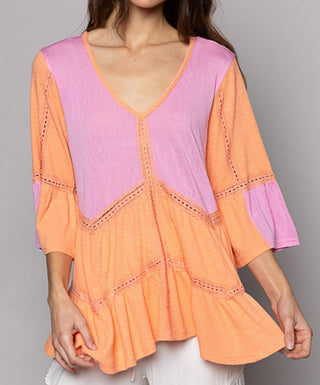 Pol - Blusa Jada com manga sino