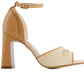 Andrea - Women's Heeled Ankle Strap Sandals