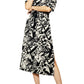 Women's Topshop Tie Waist Midi Shirtdress, Size 8 US (fits like 6-8) - Black