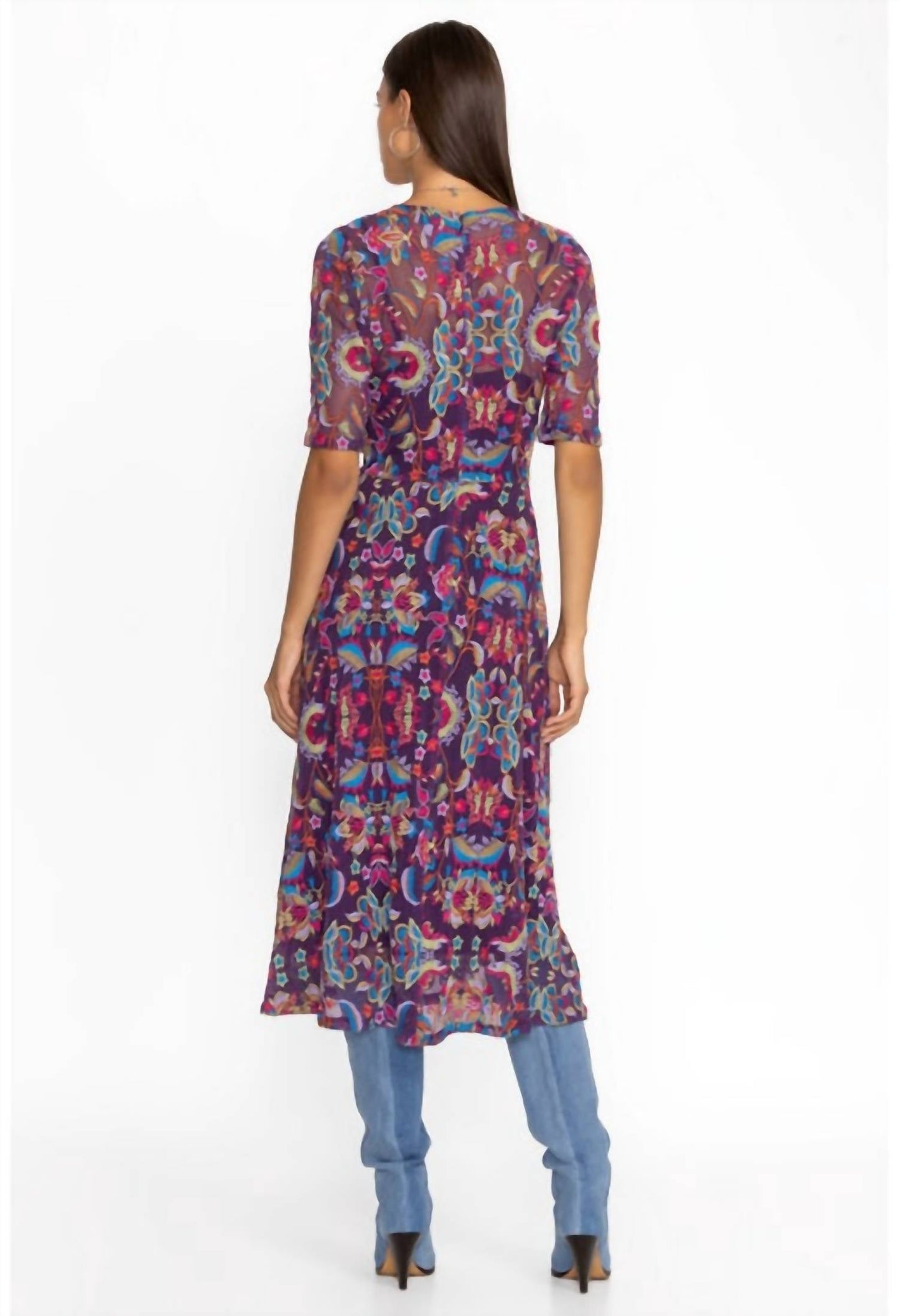 Johnny Was - SAYLER MESH MIDI DRESS