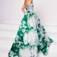 Mac Duggal - Strapless Sweetheart Neckline Floral Ball Gown