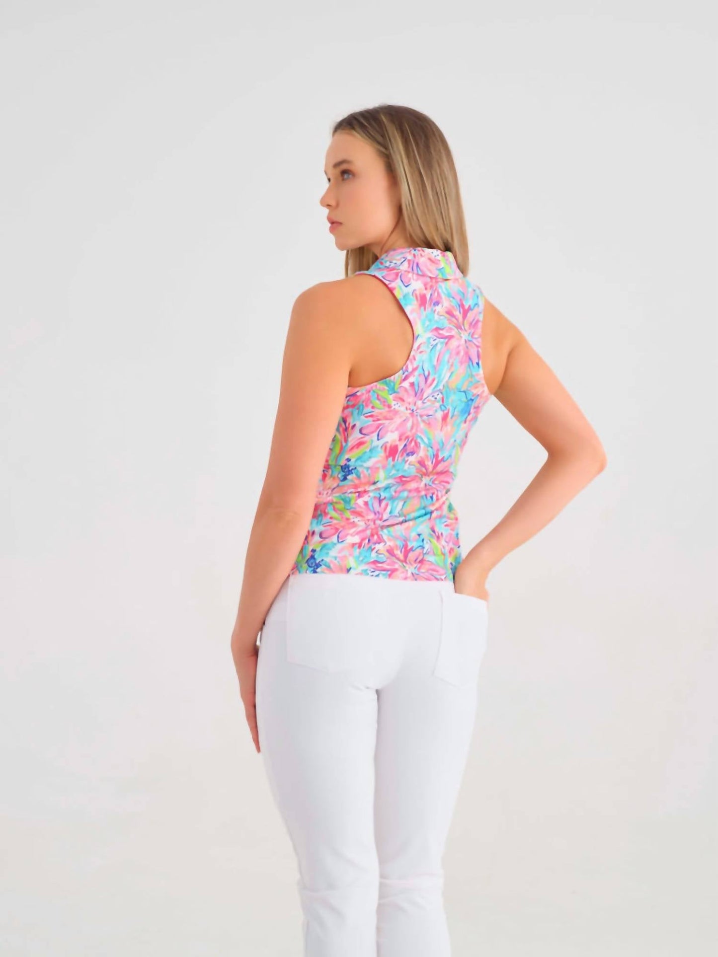 Dolcezza - Wishful Blooming Floral Print Top