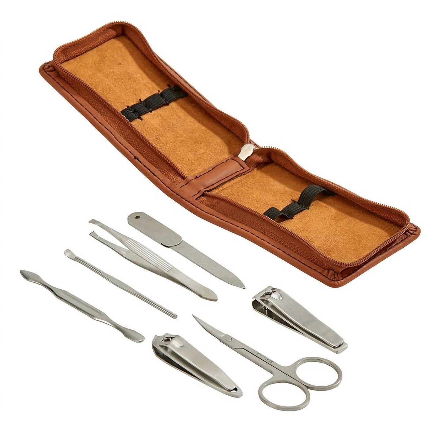 Creative Gifts International - Leatherette Manicure Set, 4.25" X 2.5"