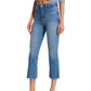 Frame - Le Super High Crop Mini Bot Raw Hem Jeans