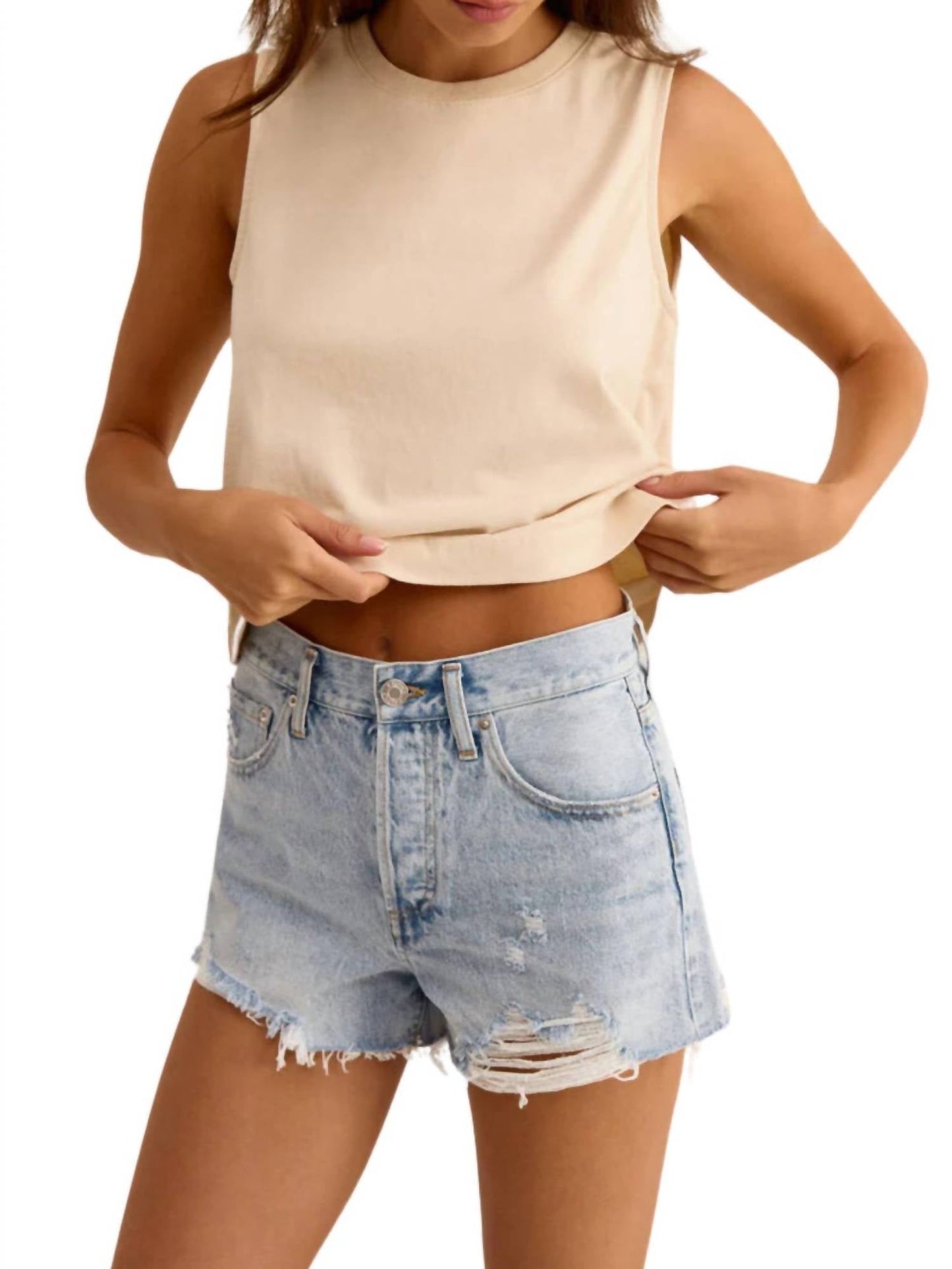 Z Supply - Classic Hi Rise Denim Short