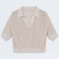 Pistola - Emma Open Knit Short Sleeve Polo