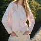Aaron & Amber - Lace Bow Spring Sweater
