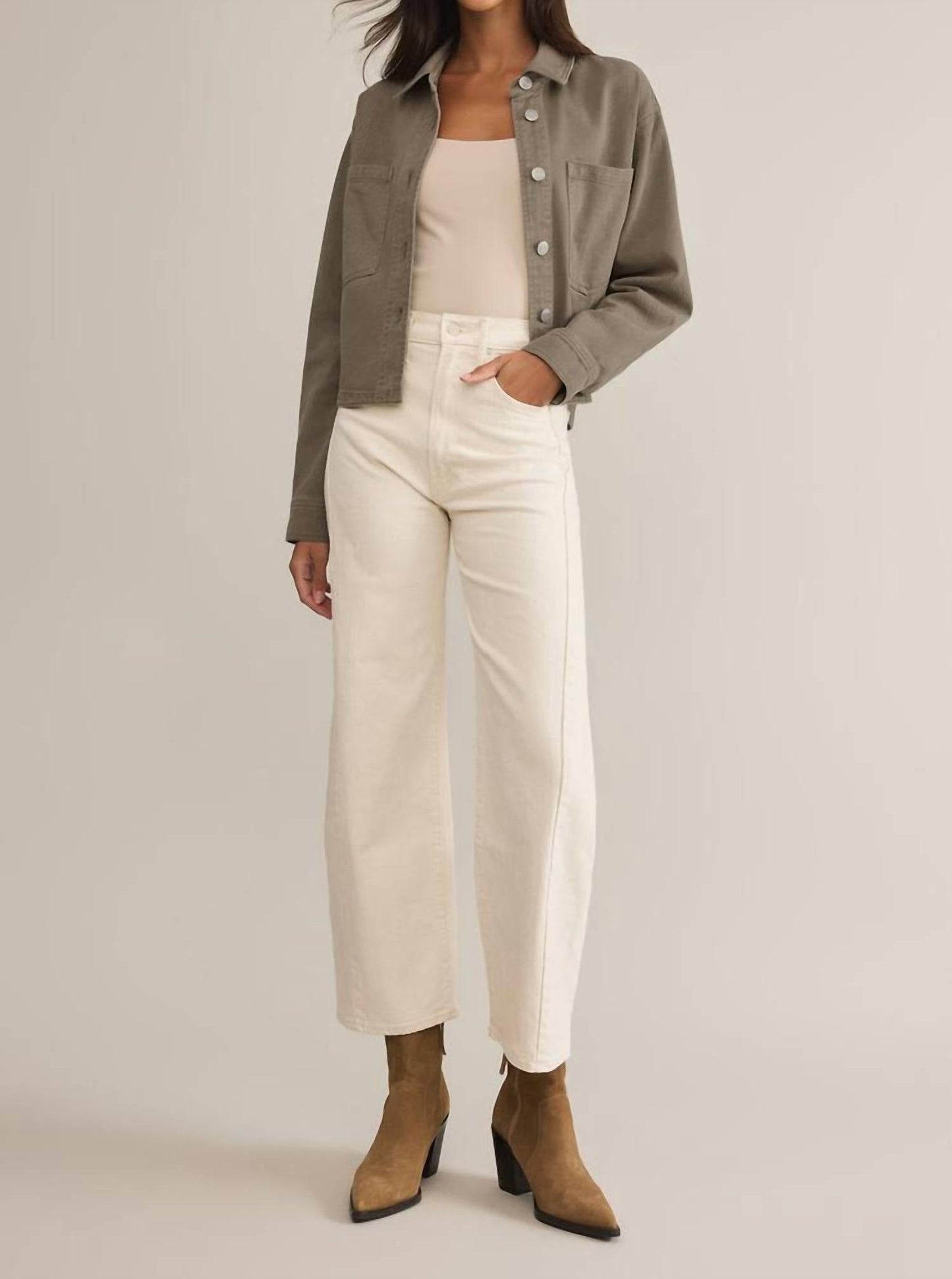 Z Supply - Cropped Denim Jacket