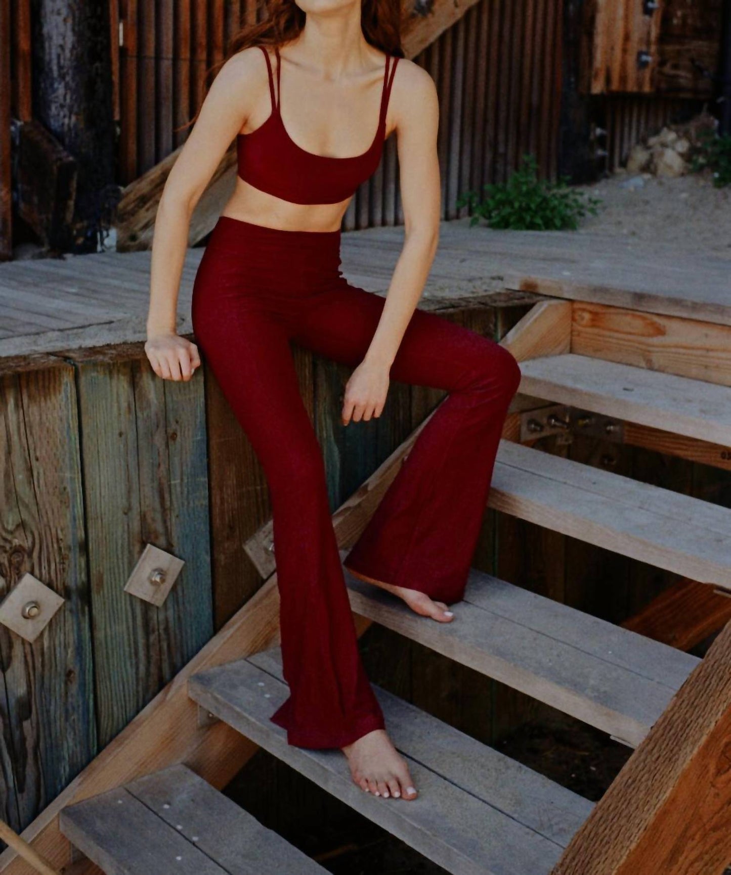 Wolven - Quick-drying Flare Leg Pants