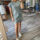 Entro - Pearl Detail Denim Dress