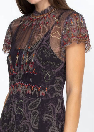 Johnny Was - Vestido de malha Leticia