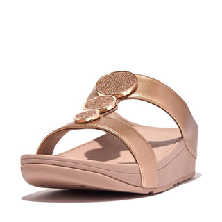 Fitflop - Chinelos Halo Bead Circle Metálicos H-bar Femininos