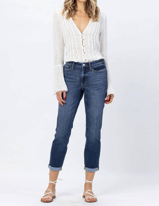 Judy Blue - Calça Jeans Boyfriend Fit Clássica