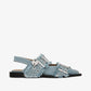Ganni - Women's Feminine Buckle Ballerina Charms Flat Sandal