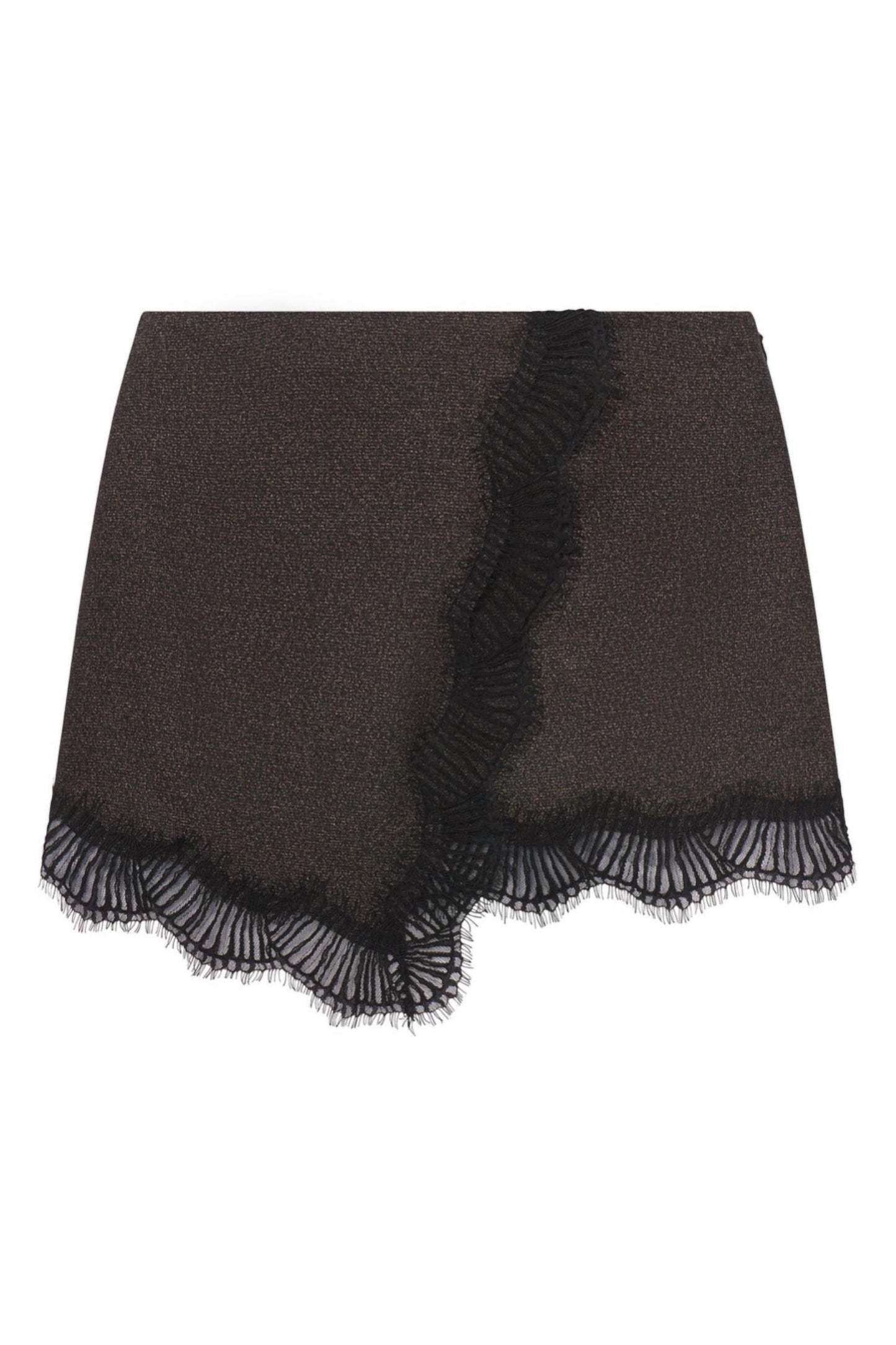 A.L.C. - Sophia Wool Marled Lace Mini Skirt