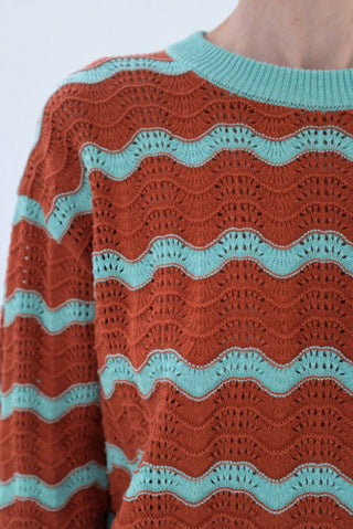 Beklina - Angata Oversized Cotton Crew Sweater