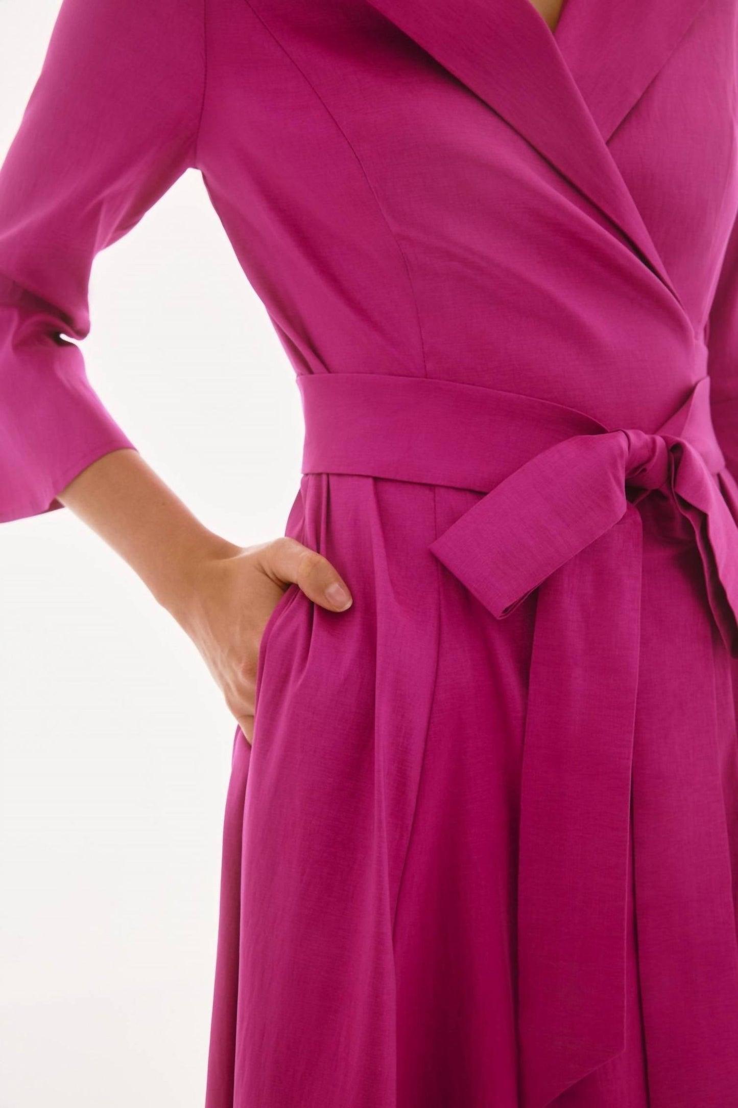 Joseph Ribkoff - Stretch Taffeta Wrap Dress