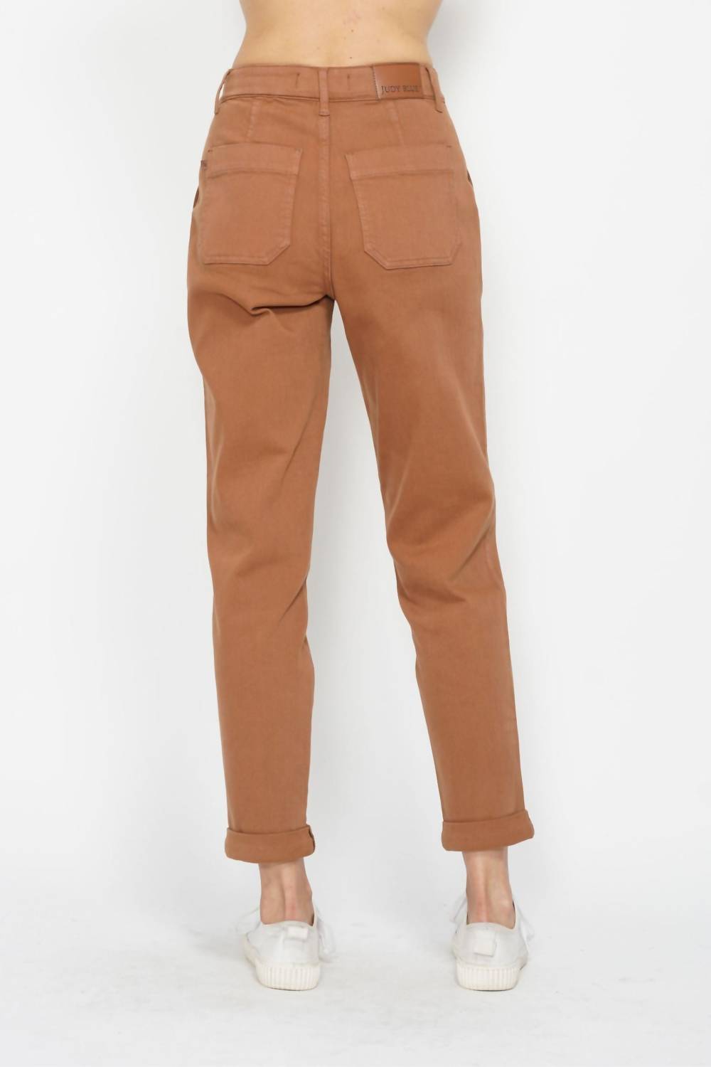 Judy Blue - High Waist Dyed Cuffed Jogger Pants