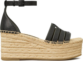 Tory Burch - Espadrille plataforma feminina Ines Cage Wedge de 80 mm