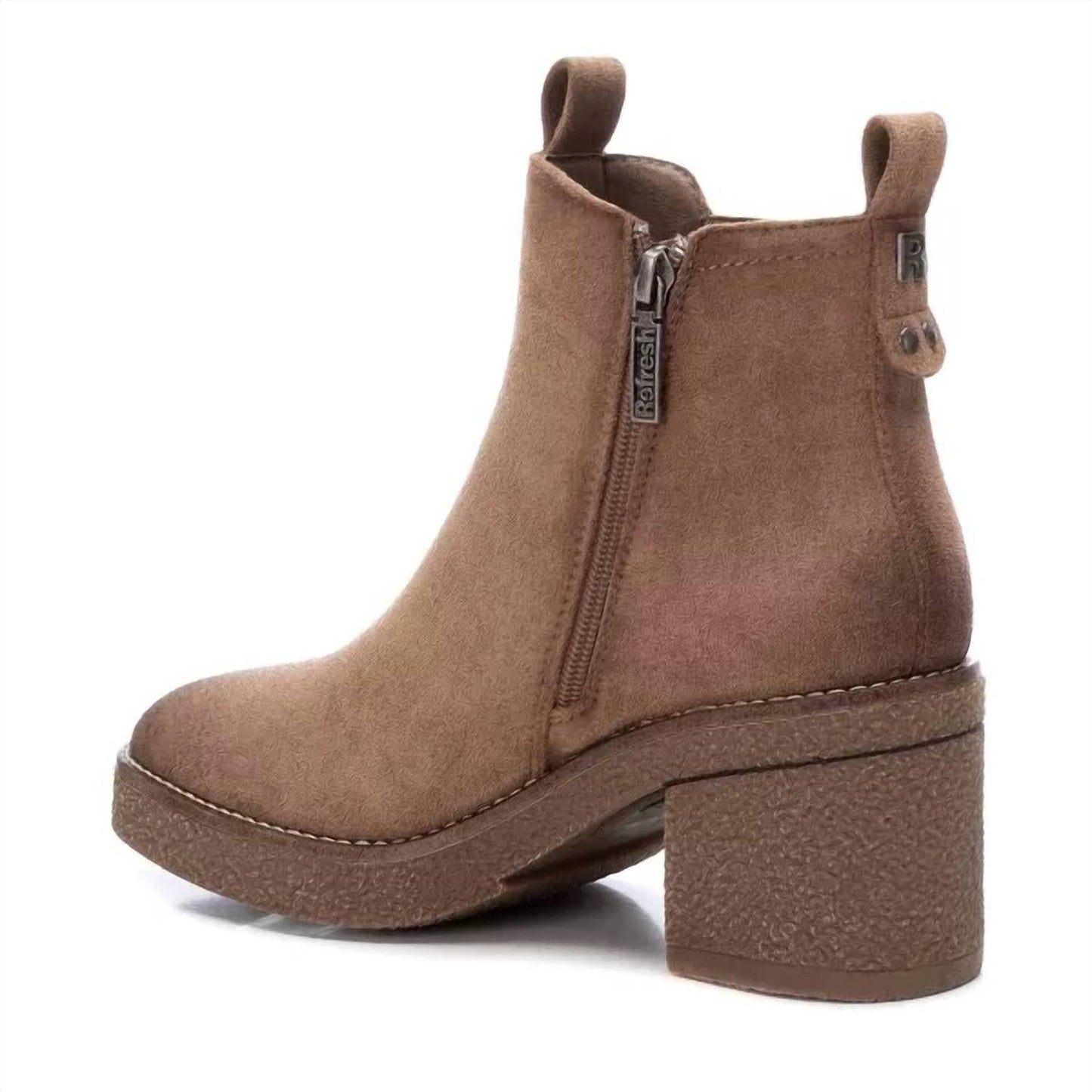 Xti - Women's Suede Ankle Booties