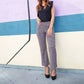 Eva Franco - Houndstooth Flare Pants