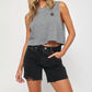 Spiritual Gangster - Hamsa Callie Cropped Tank Top