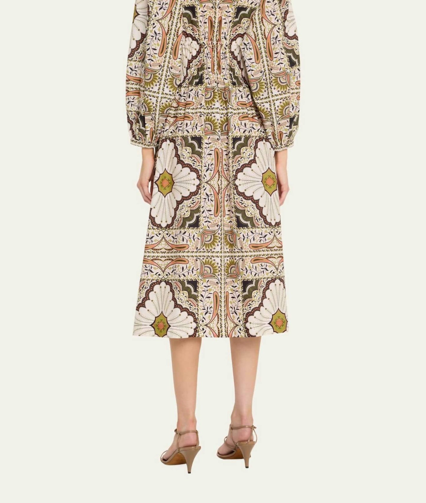 Cara Cara - Ginger Puff Sleeve Midi Dress