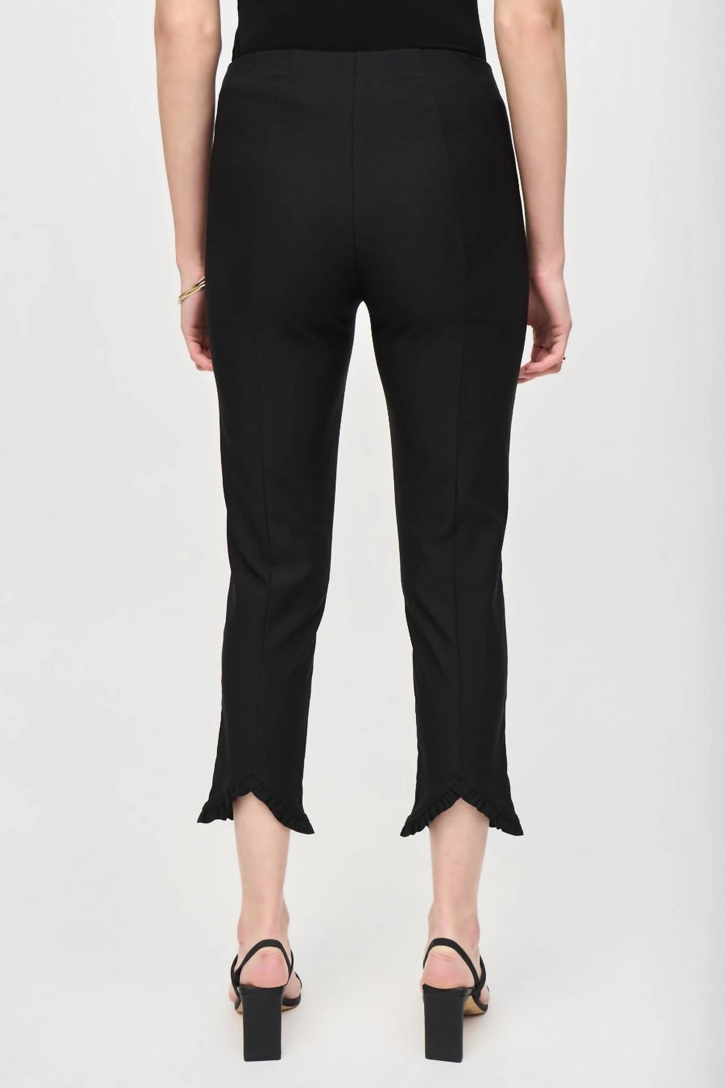 Joseph Ribkoff - Ruffles Crop Pant