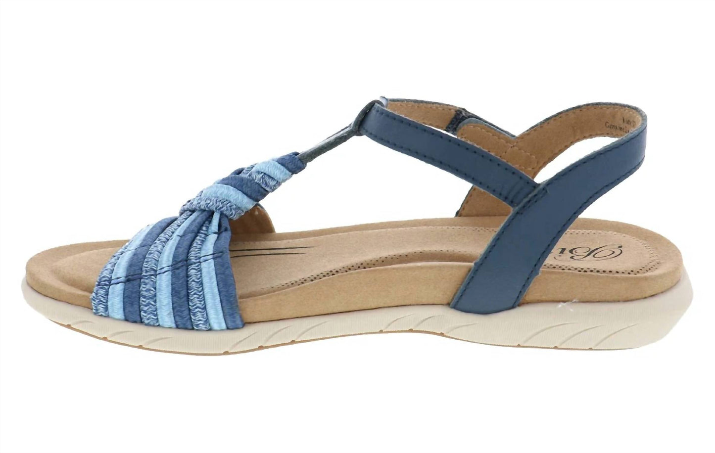 Biza - Women's Kate Leather Stretch T-strap Sandal