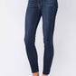Judy Blue - Mid Rise No Destroy Skinny Denim Jeans