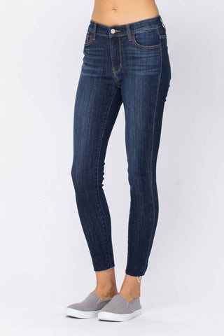 Judy Blue - Calça Jeans Skinny No Destroy de Cintura Média