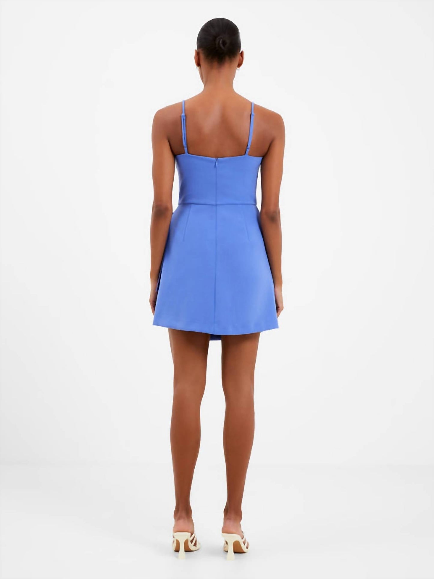 French Connection - V Neck Bow Envelope Mini Dress