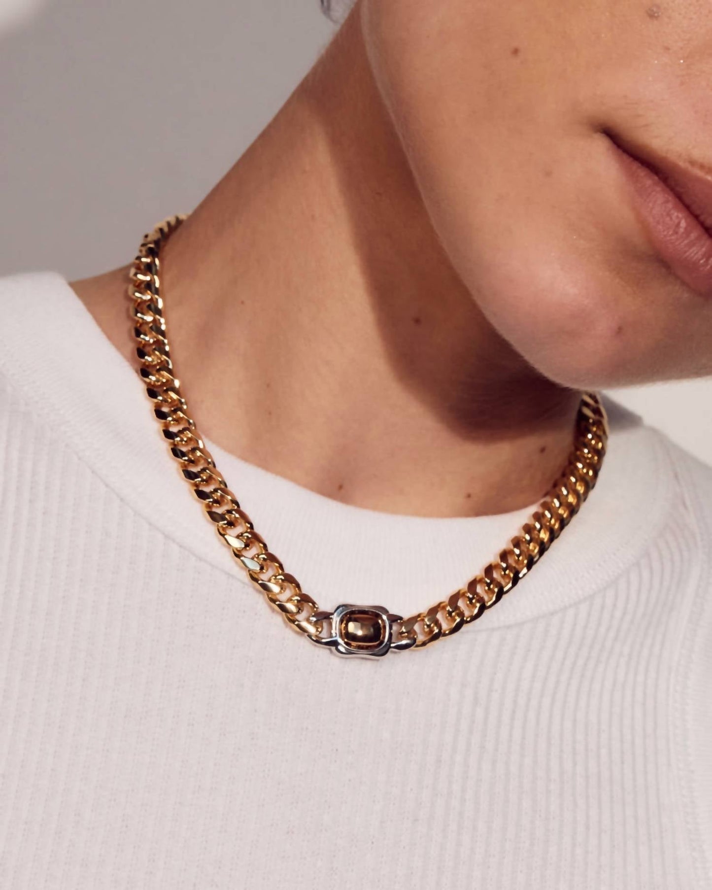 Luv Aj - Women's Kate Bezel Stud Necklace