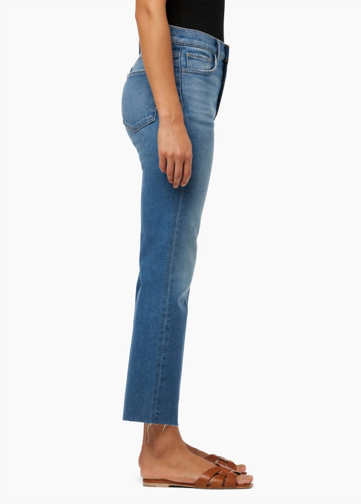Joe'S Jeans - Callie Cropped Bootcut Raw Hem Jeans