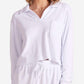 Bobi - Long Sleeve Crop Polo Tee
