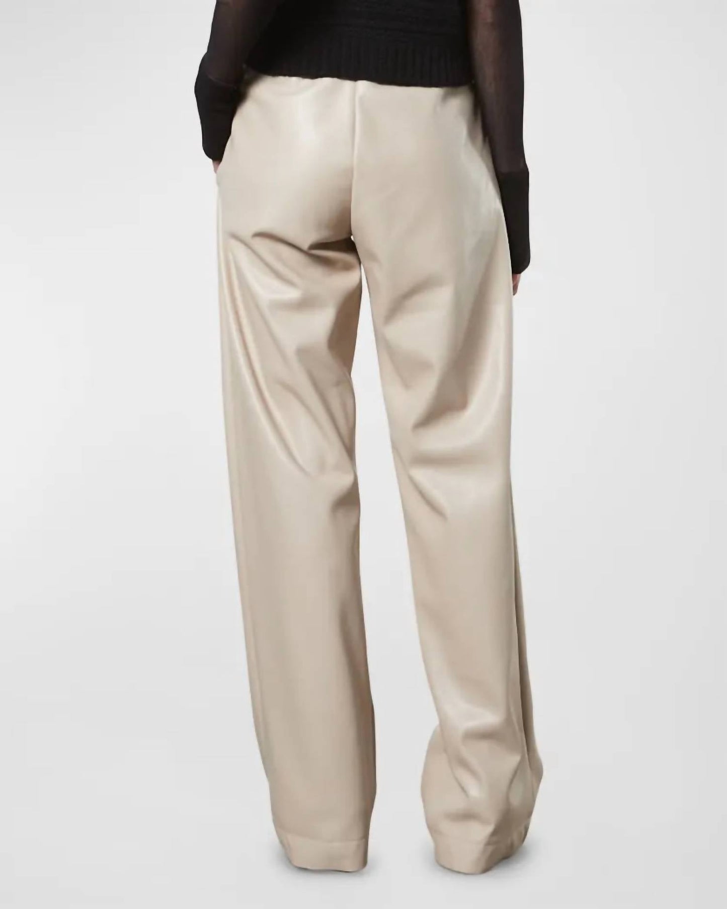 Enza Costa - Soft Faux Leather Straight Leg Pant