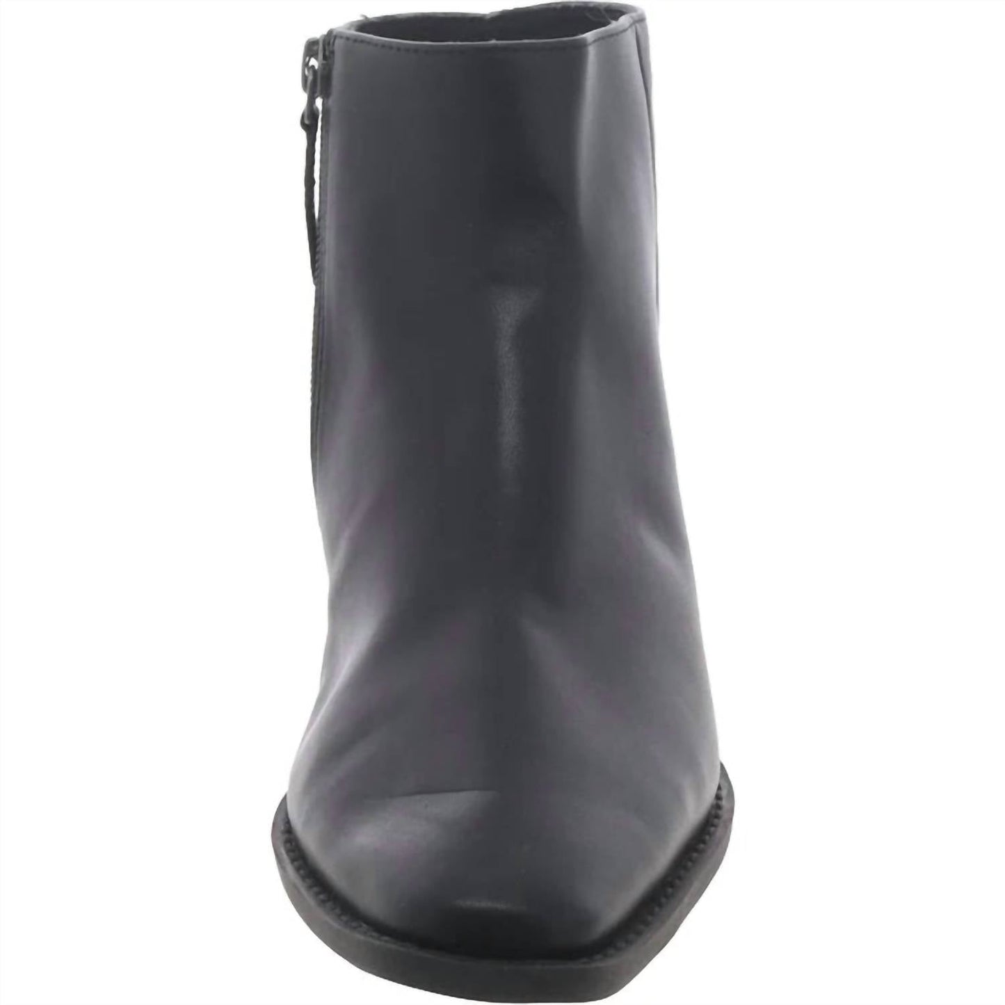 Linea Paolo - Women's Faux Leather Block Heel Ankle Boots