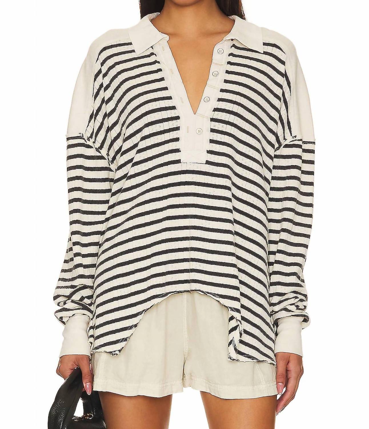 Free People - All for You Polo Top