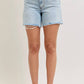 Judy Blue - Mid Rise Rigid Magic Dad Shorts