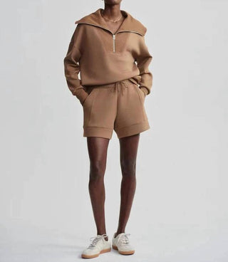 Varley - Suéter Catherine com meio zíper