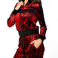 Buddylove - CARMELA VELOUR TRACK JACKET