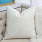 Let It Snow Christmas Throw Pillow 20x20 Cotton Cushion