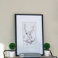 Verdura Botanica: Four-Print Houseplant Pencil Art Set