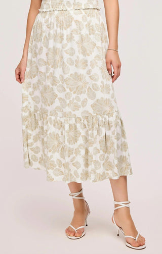 Gentle Fawn - Saia midi estampada Elaine Bloom
