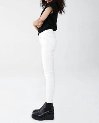 Agolde - Jeans curto skinny Sophie de cintura alta feminino