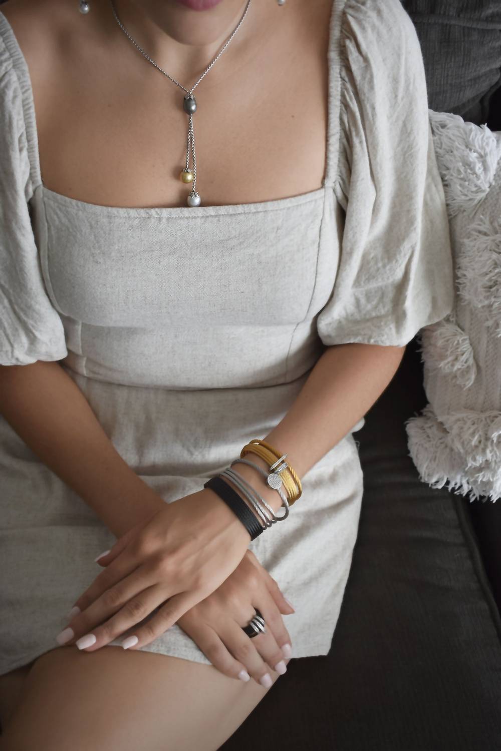 Alor - Stacked Wide Open Cuff